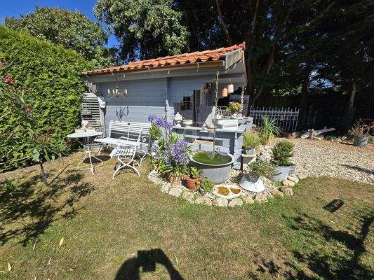 Ansicht Gartenhaus im Norden