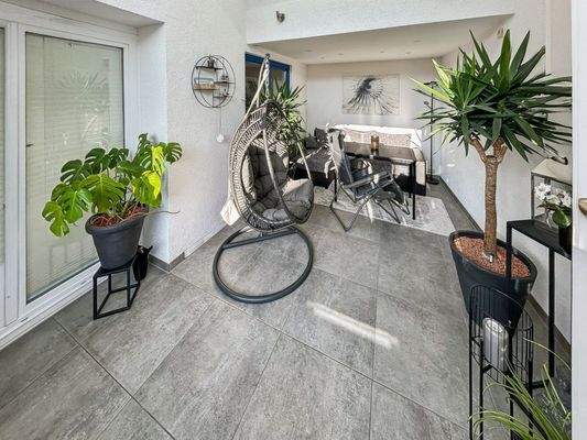 Wintergarten vom Fenster 