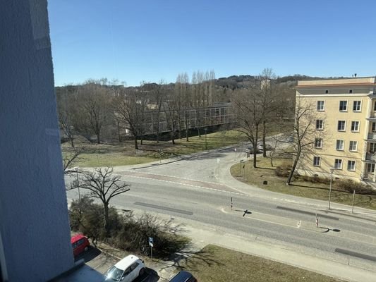Blick vom Balkon
