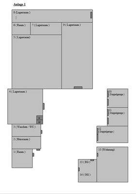 Aufteilungsplan Syker Str. 200
