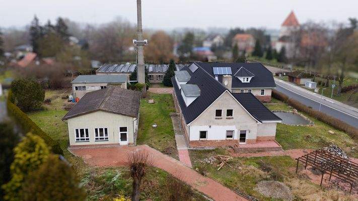 Drohnenaufnahme Grundstücksübersicht