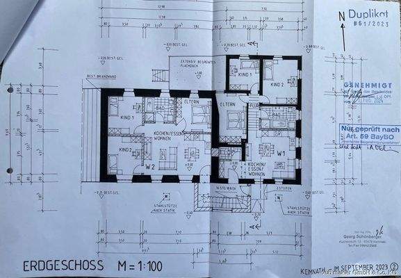 Planung nach Sanierung Grundriss EG