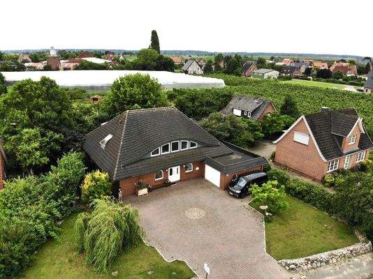 Haus aus der Vogelperspektive