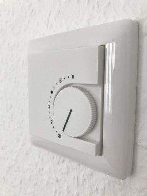 ganze Wohnung mit Fußbodenheizung