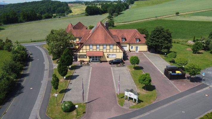 Parkplatz Luftaufnahme