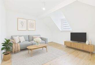 Visualisiertes Wohnzimmer