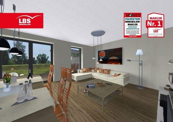 offener Wohn- / Essbereich