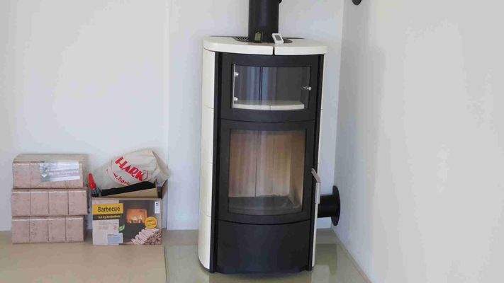 wasserführender Kaminofen