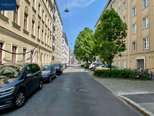 Ansicht Barichgasse Richtung Landstraßer Hauptstraße