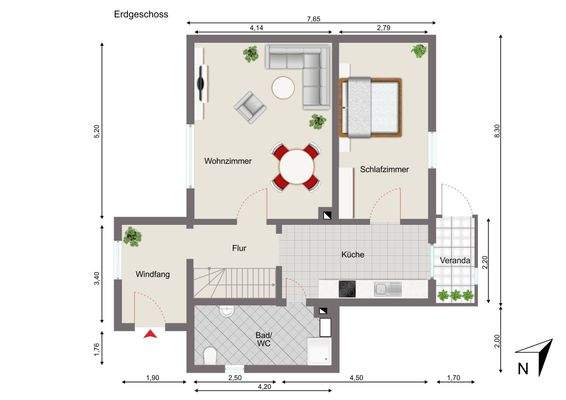 Grundriss Erdgeschoss
