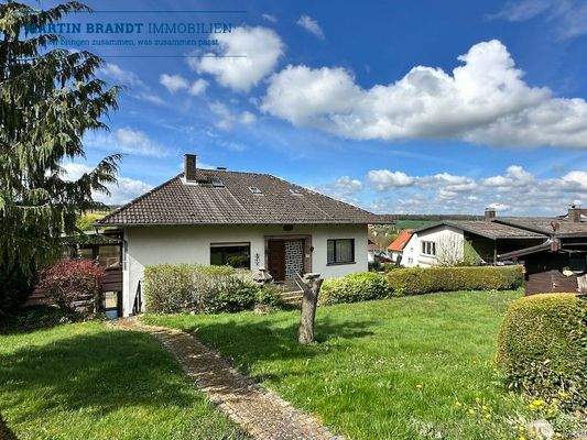 Panoramablick auf das Haus