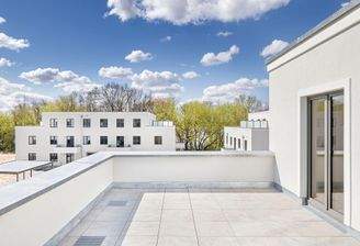 große Terrassen im Dachgeschoss