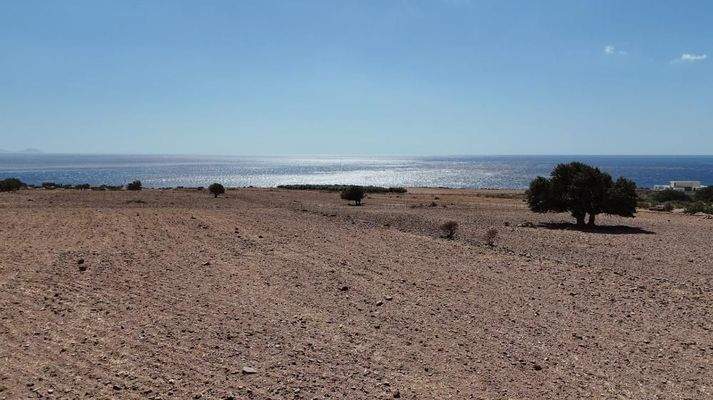 Kreta, Skaloti: Großes Baugrundstück mit Meer- und Bergblick an der Südküste