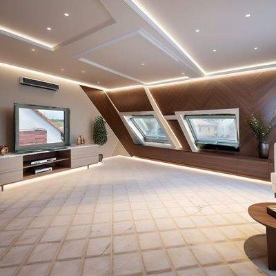 Wohnzimmer - KI Wohnbeispiel