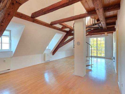 Wohnbereich mit Ofenanschluss