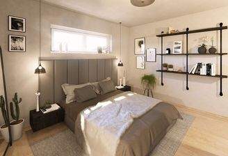 Ansicht Schlafzimmer