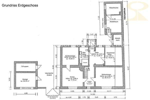 Grundriss Erdgeschoss