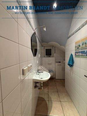 Gäste-WC im Erdgeschoss