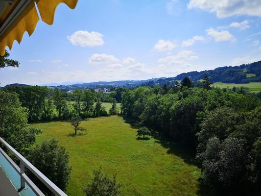 Balkon mit herrlichem Blick in die Allgäuer Berge