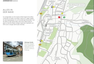 Übersichtskarte Zähringen