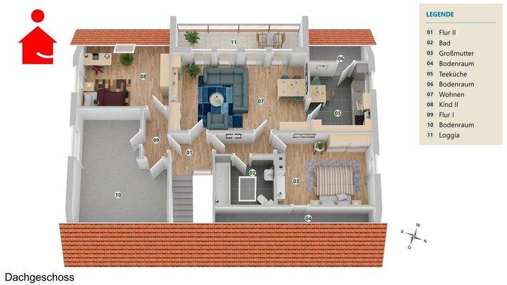 Grundrissvisualisierung