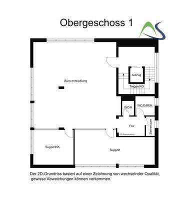 Grundriss 1. OG - 2D
