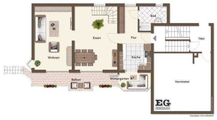 Grundriss OG (Maisonette)