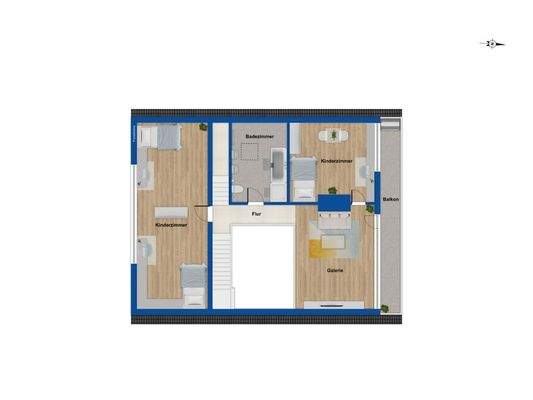 Grundriss - Obergeschoss