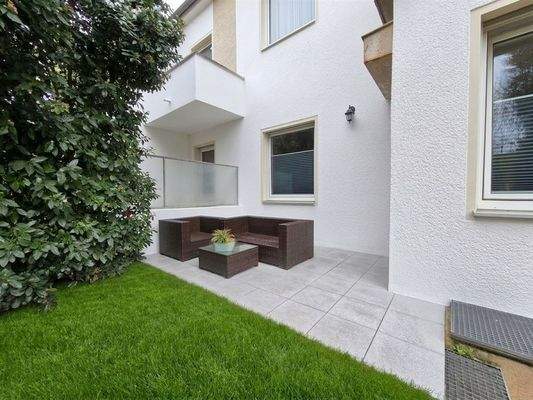 Visualisierung Fassade Gartenbereich