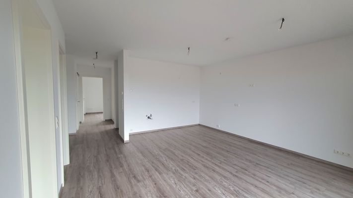 Wohnzimmer mit Küchenzeile