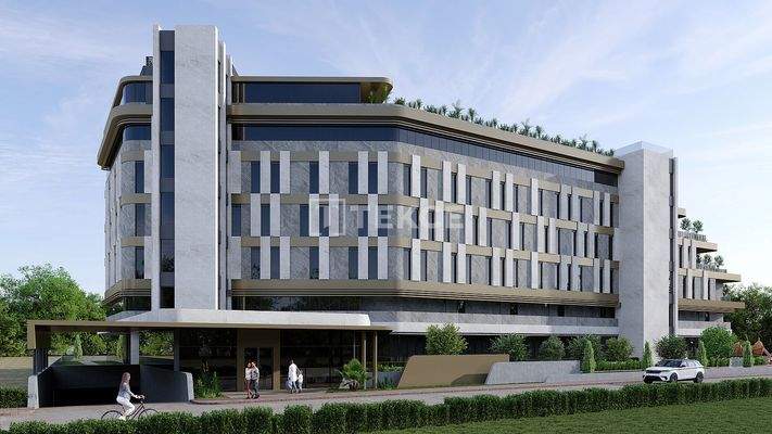 Pool and Sea-View Apartments Near the Beach in Kundu Antalya