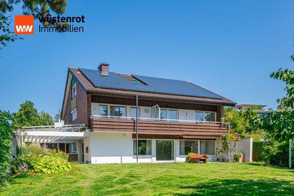 Hausansicht vom Garten