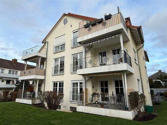 Blick von außen, Gartenseite