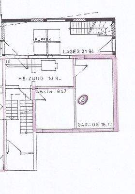 Zugang in das OG über Erdgeschoss