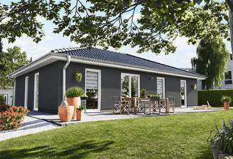 Bungalow Gartenansicht