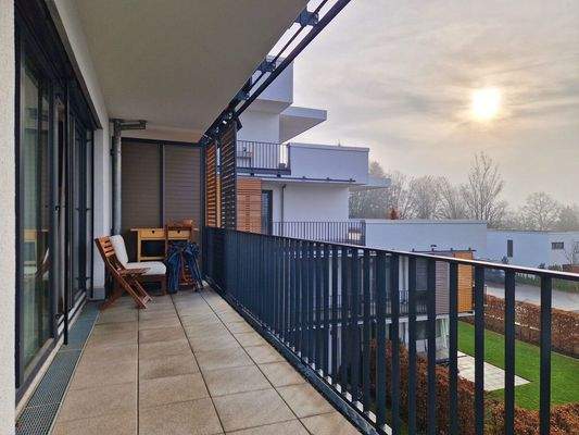 Balkon - Sicht zur Ostseite