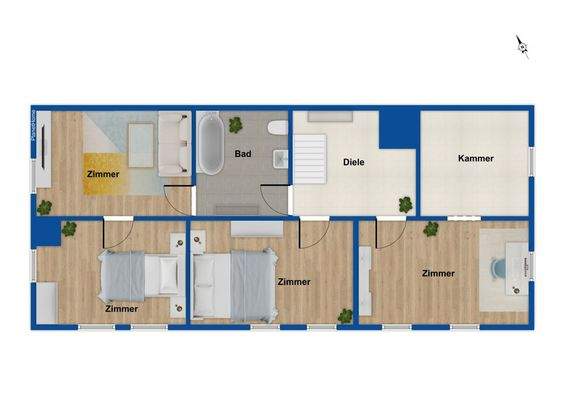 Grundriss Obergeschoss