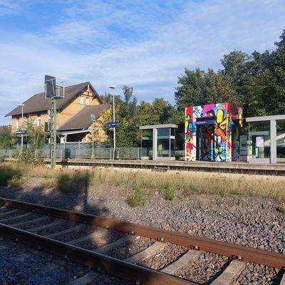 Bahnhof Holzheim Bild 1