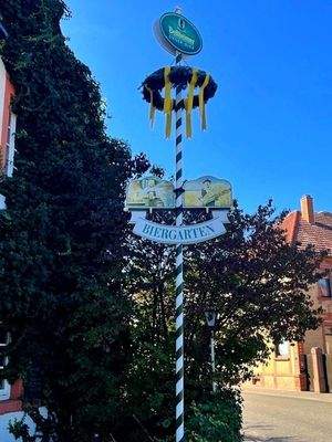 Biergarten Eingang
