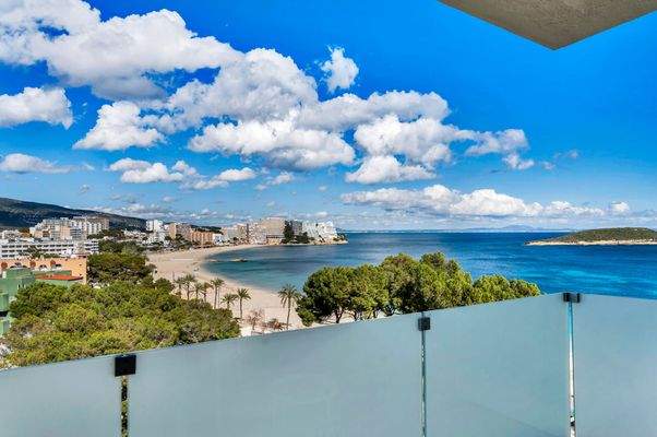 Sea view terrace in Magaluf 