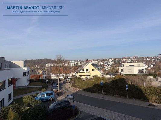 Aussicht vom Schlafzimmer 1 DG