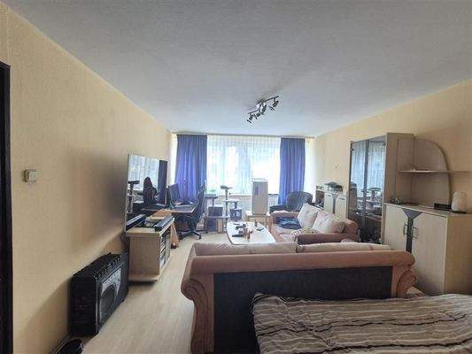 Helles Wohnzimmer mit Sofa