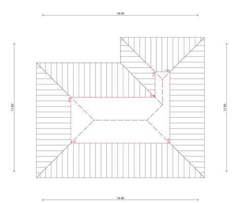 Grundriss Dach / Dachgeschoss 