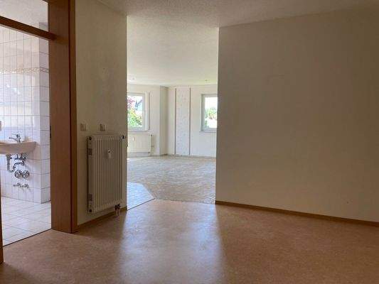 Flur vorm Badezimmer