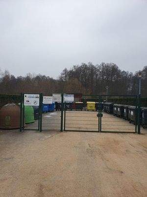 Zentraler Müllsammelplatz