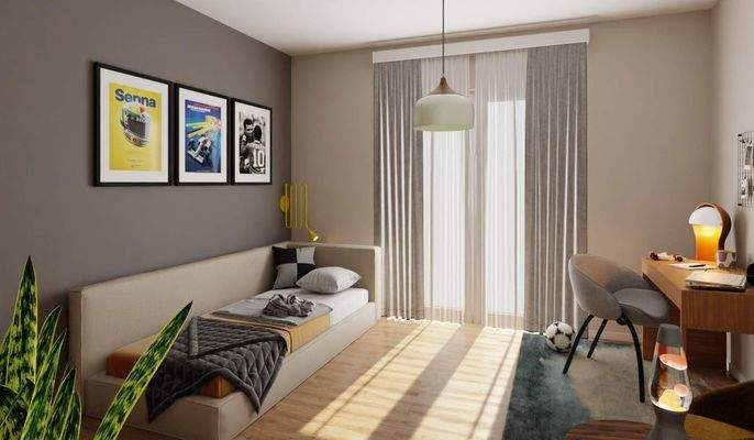 In diesem Kinderzimmer kann man sich voll entfalten