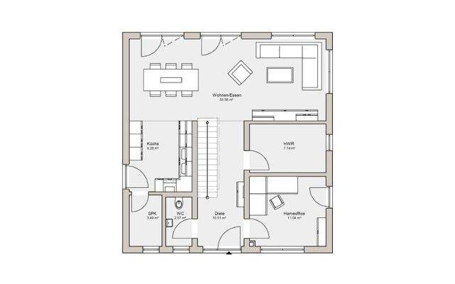 Grundriss Erdgeschoss