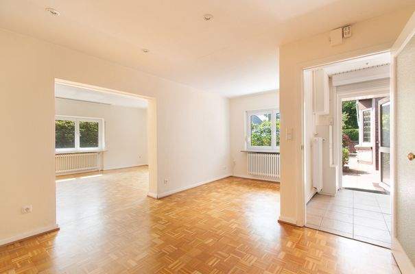 der Eingang des Nebenhauses