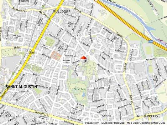 Geolyzer Kartenausschnitt