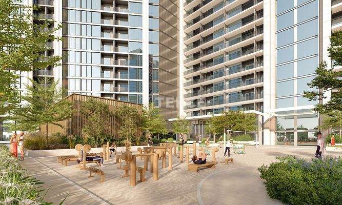 Luxury Apartments in a Residential Complex in Dubai Motor City